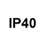 IP40 = Protetto contro l'accesso ai corpi solidi di dimensioni superiori a 1 mm. Nessuna protezione contro l'accesso a particelle liquide.